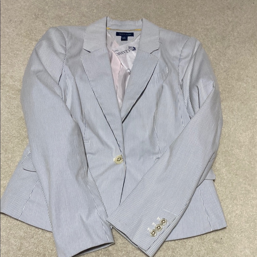 Tommy Hilfiger Women's Striped Blazer